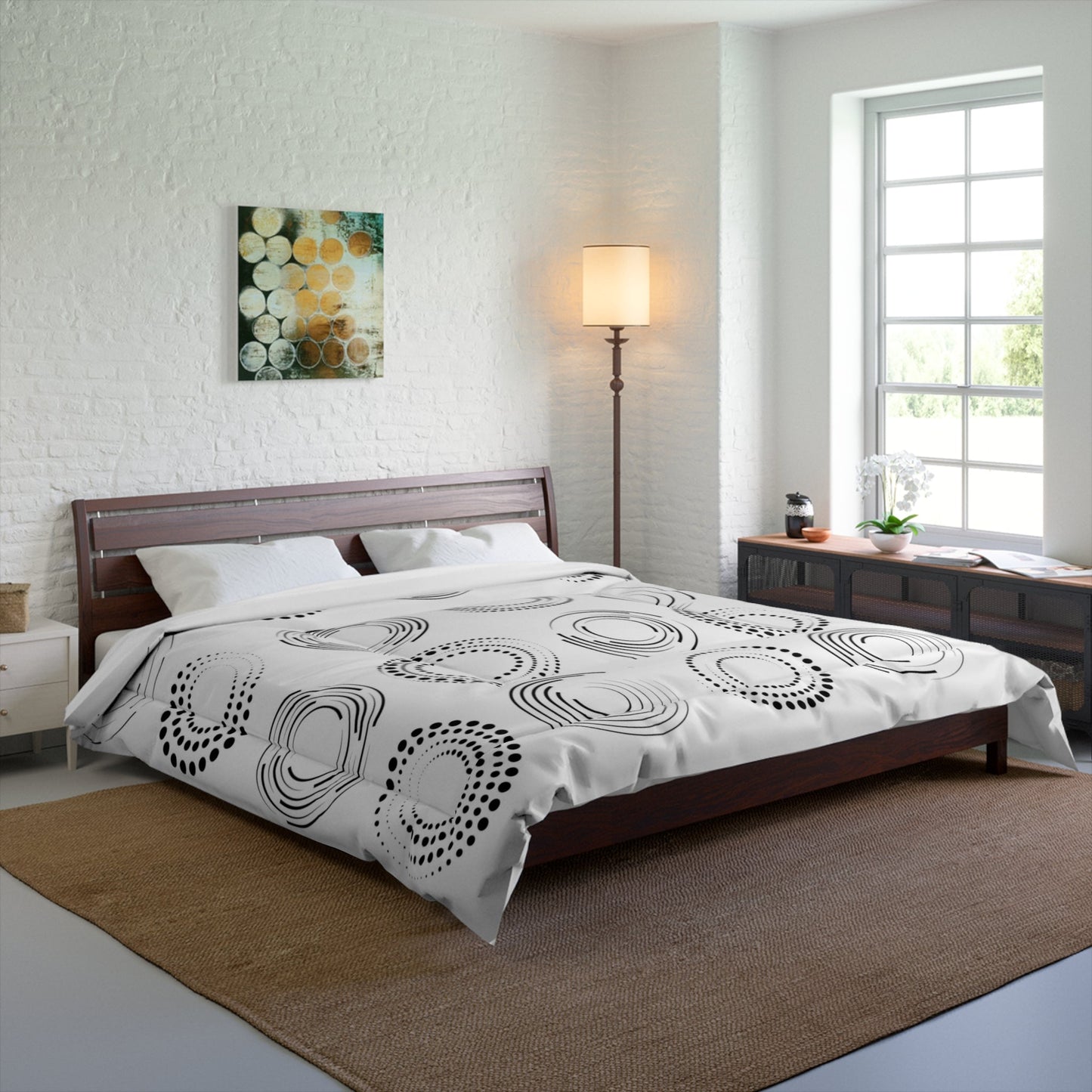 Serene Circles Comforter Allthingsladyobee
