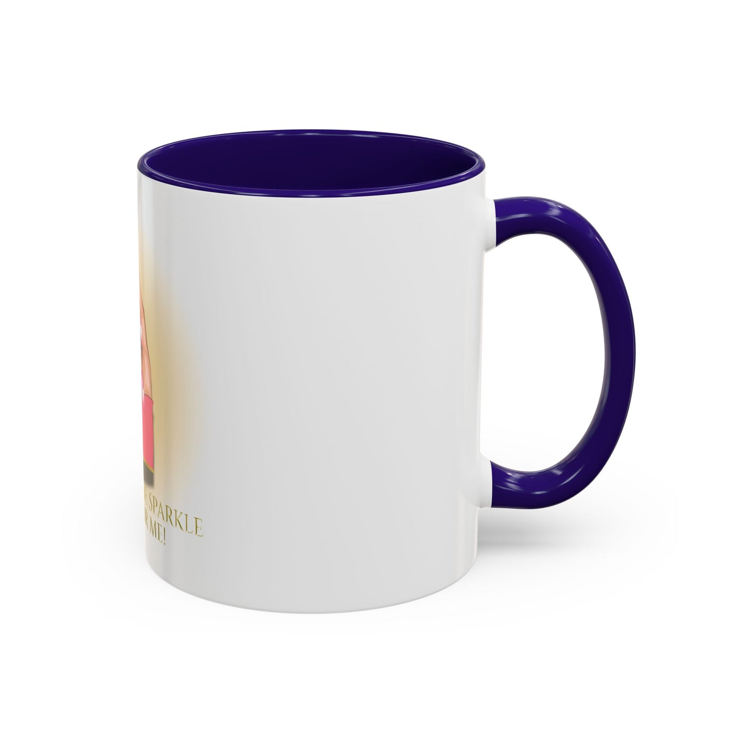 Sparkle Gesture Mug, Coffee Cup, Gift for Her, Inspirational Mug, Home Decor, Funny Mug