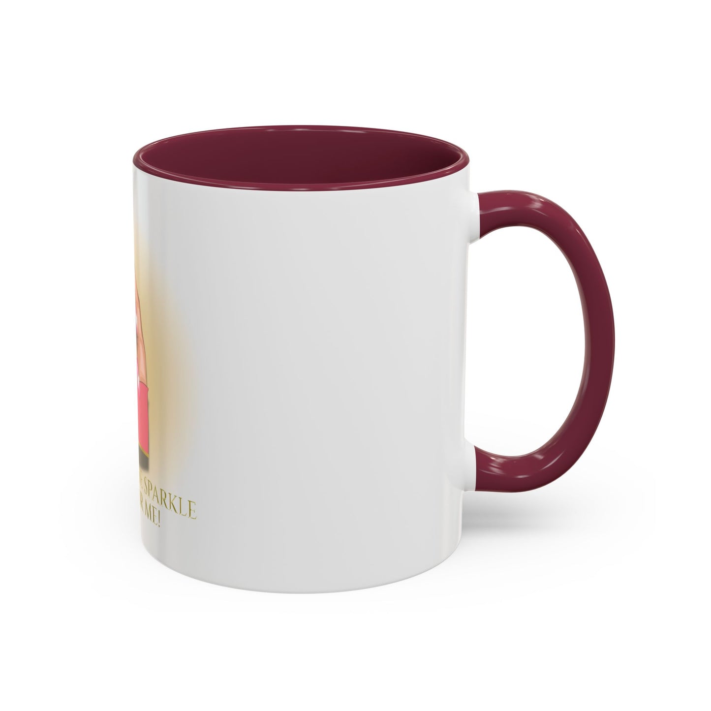 Sparkle Gesture Mug, Coffee Cup, Gift for Her, Inspirational Mug, Home Decor, Funny Mug