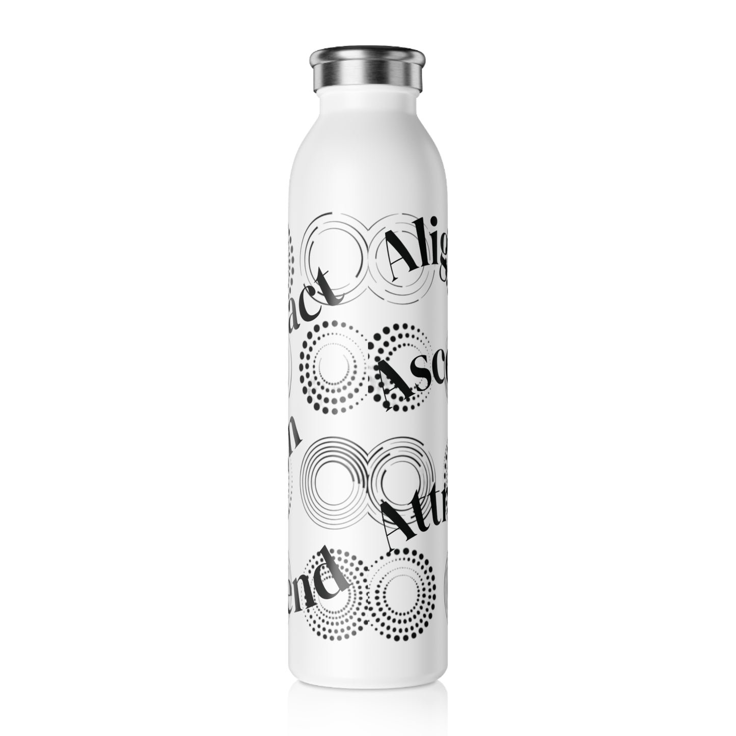 Sleek Water Bottle - Align Attract Ascend Design