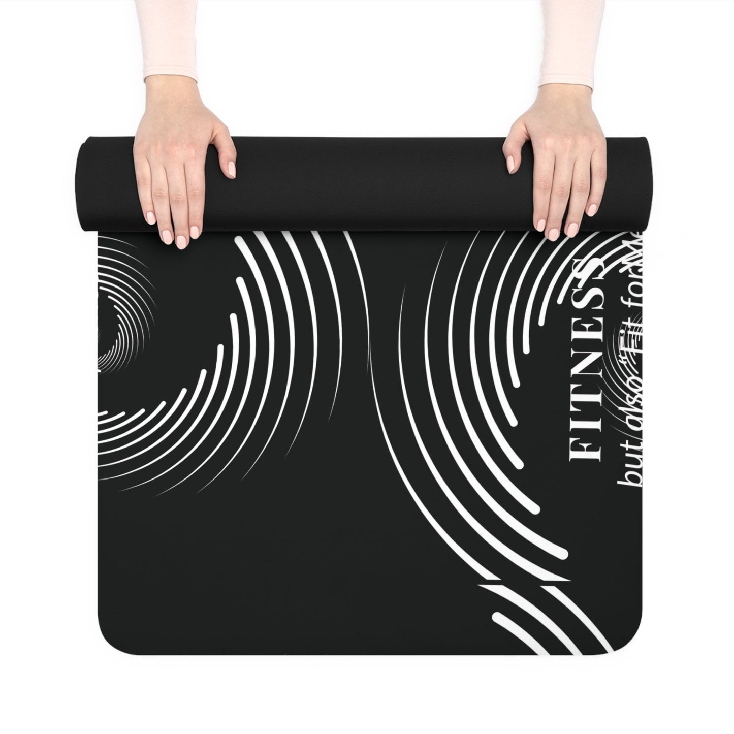 FITNESS: But also "Fit For Me" Confidence Exercise Mat Printify