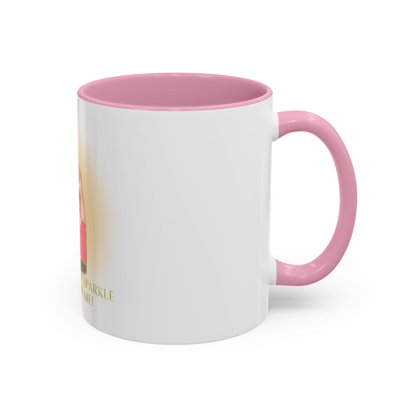 Sparkle Gesture Mug, Coffee Cup, Gift for Her, Inspirational Mug, Home Decor, Funny Mug