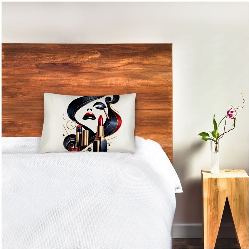 Scarlet Allure Silk Pillow Case Allthingsladyobee