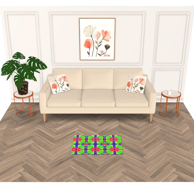 Green Escape Luxury Rug Allthingsladyobee