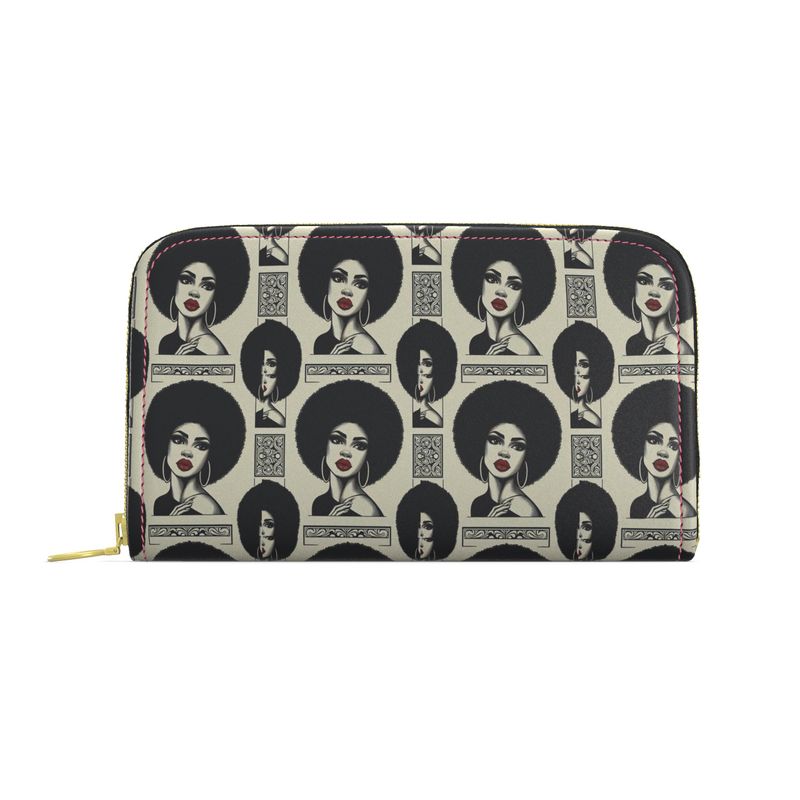 Urban Elegance Leather Zip Wallet Allthingsladyobee