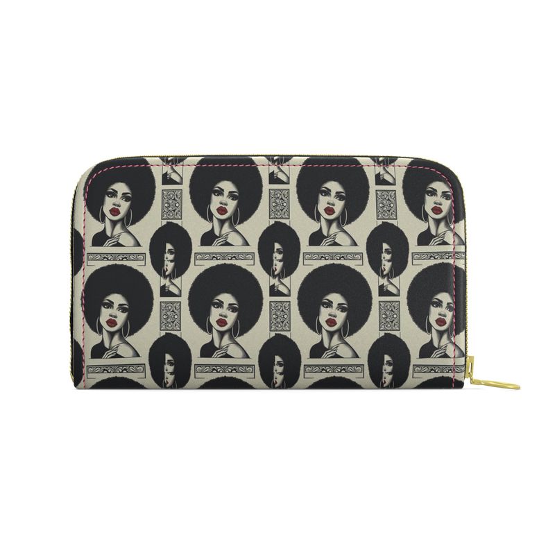 Urban Elegance Leather Zip Wallet Allthingsladyobee