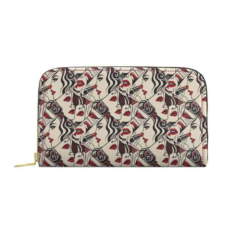 Urban Elegance Leather Zip Wallet Allthingsladyobee