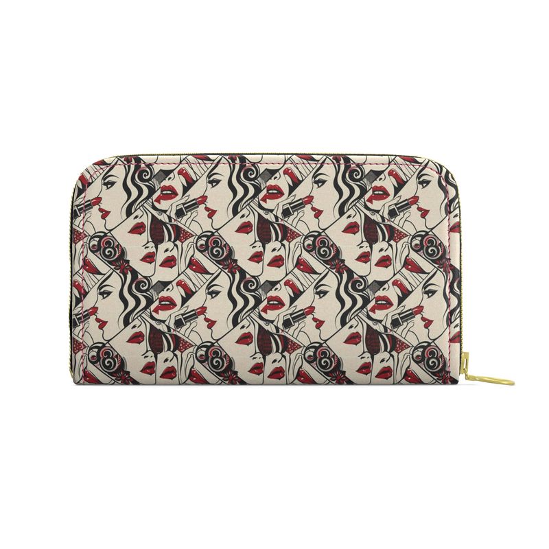 Urban Elegance Leather Zip Wallet Allthingsladyobee