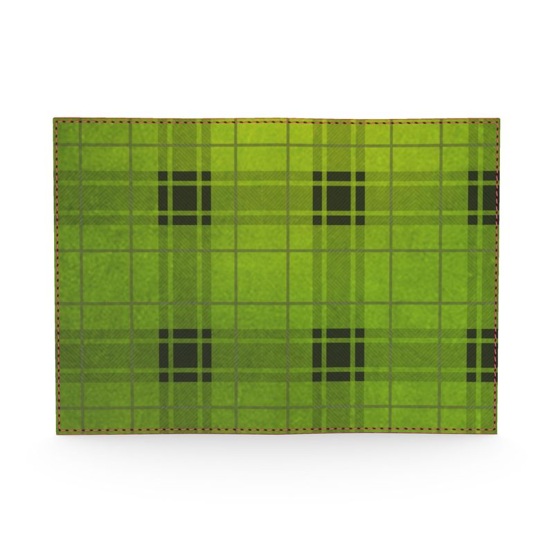 Emerald Plaid Standard Passport Cover Allthingsladyobee