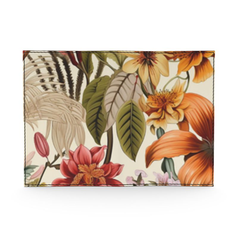 Golden Bloom Passport Cover