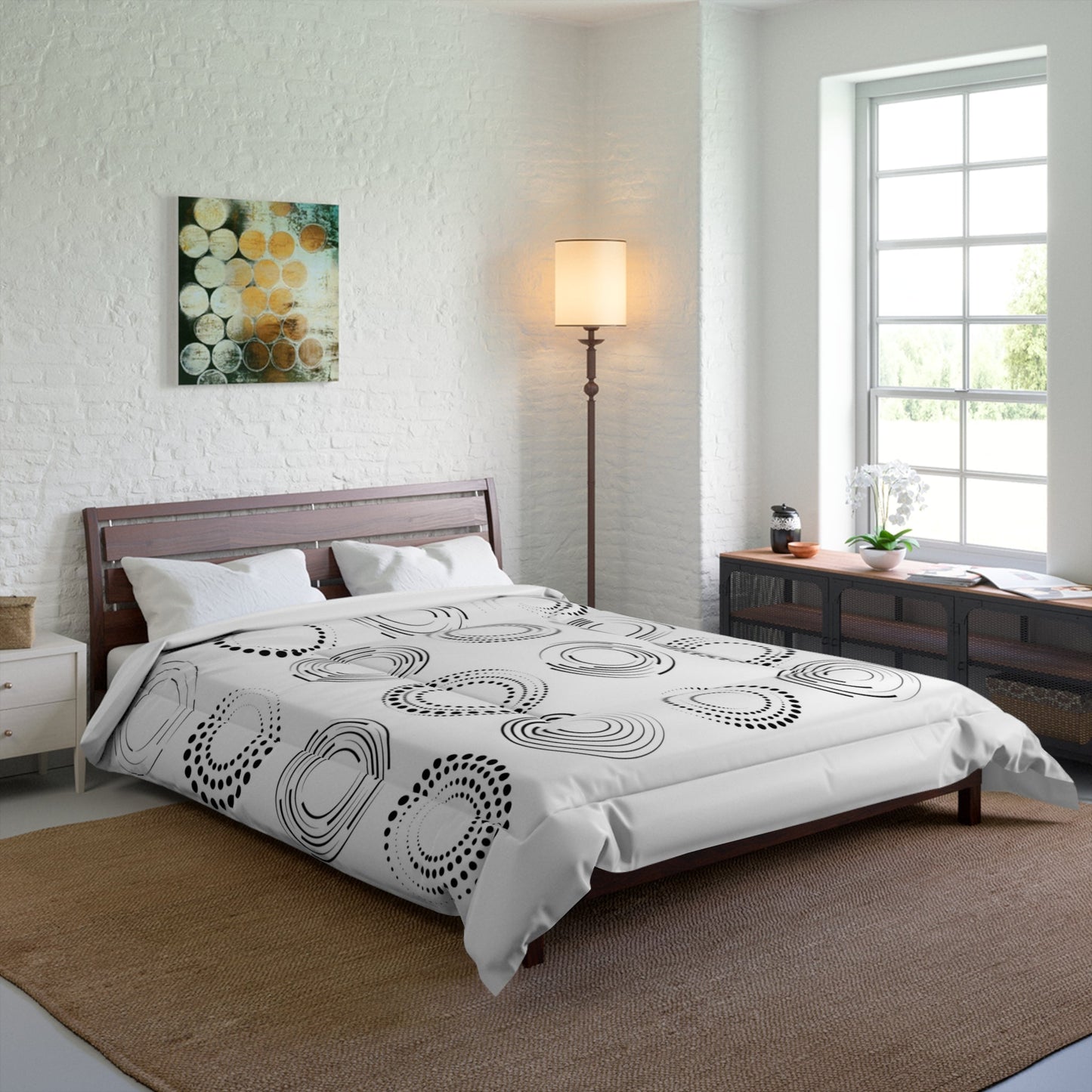 Serene Circles Comforter Allthingsladyobee