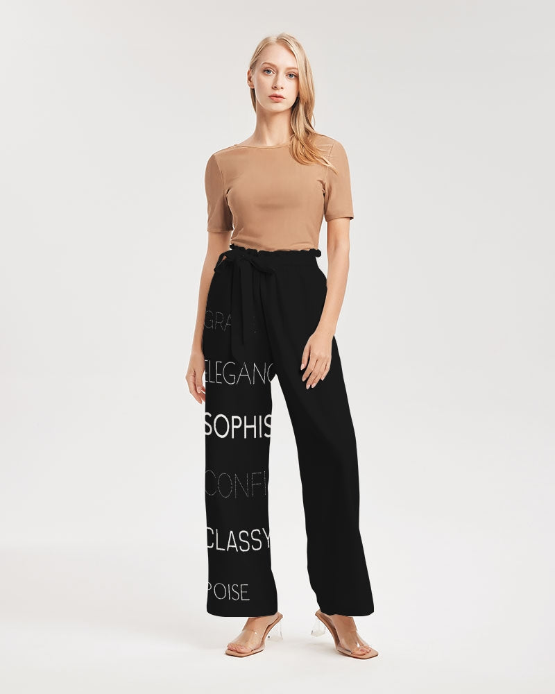 Essence of a Lady All-Over Print High-Rise Wide Leg Pants Allthingsladyobee