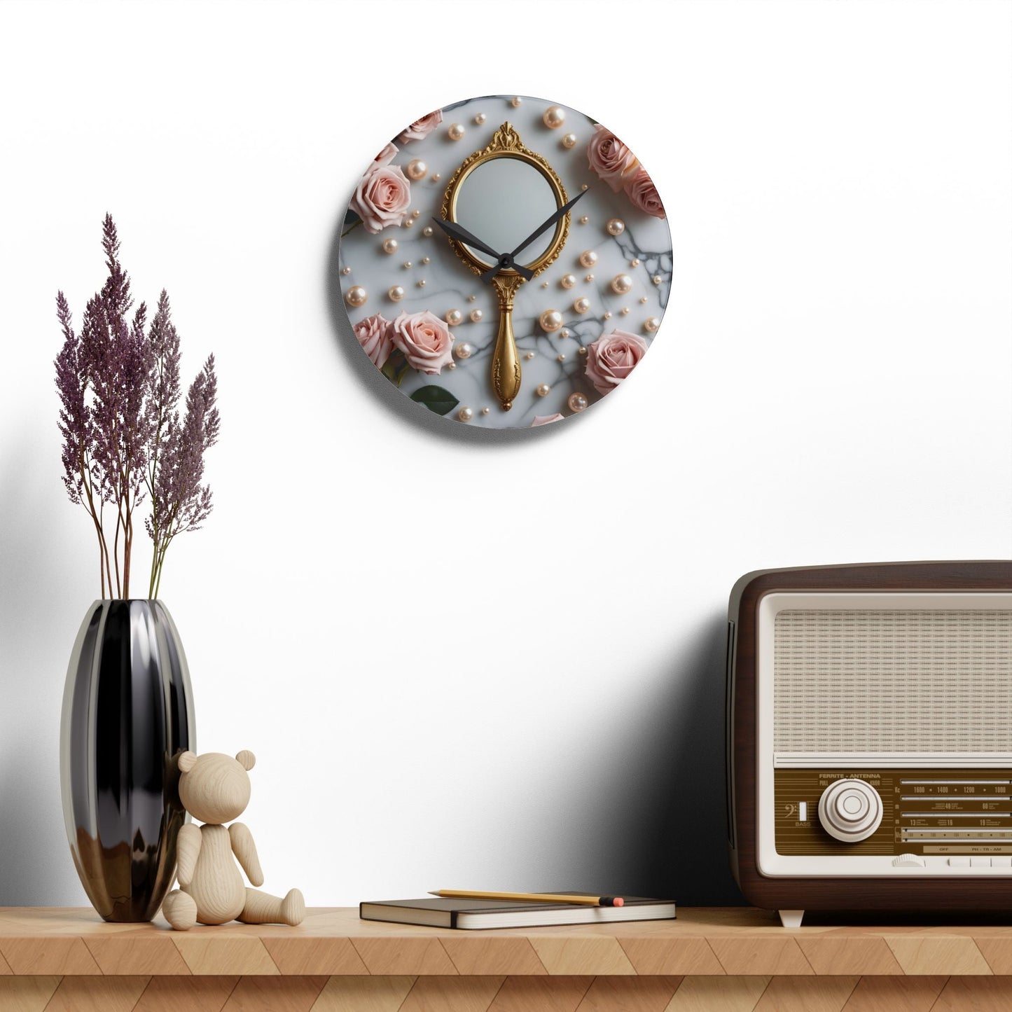 Reflections of Grace Acrylic Wall Clock Allthingsladyobee