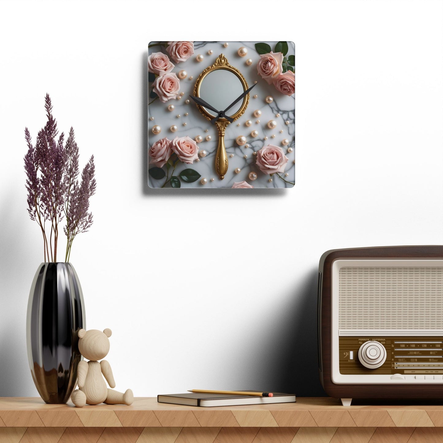 Reflections of Grace Acrylic Wall Clock Allthingsladyobee