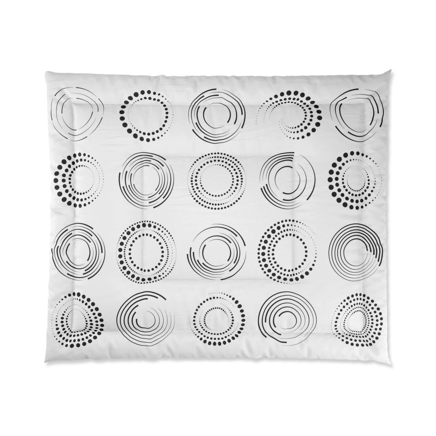 Serene Circles Comforter Allthingsladyobee