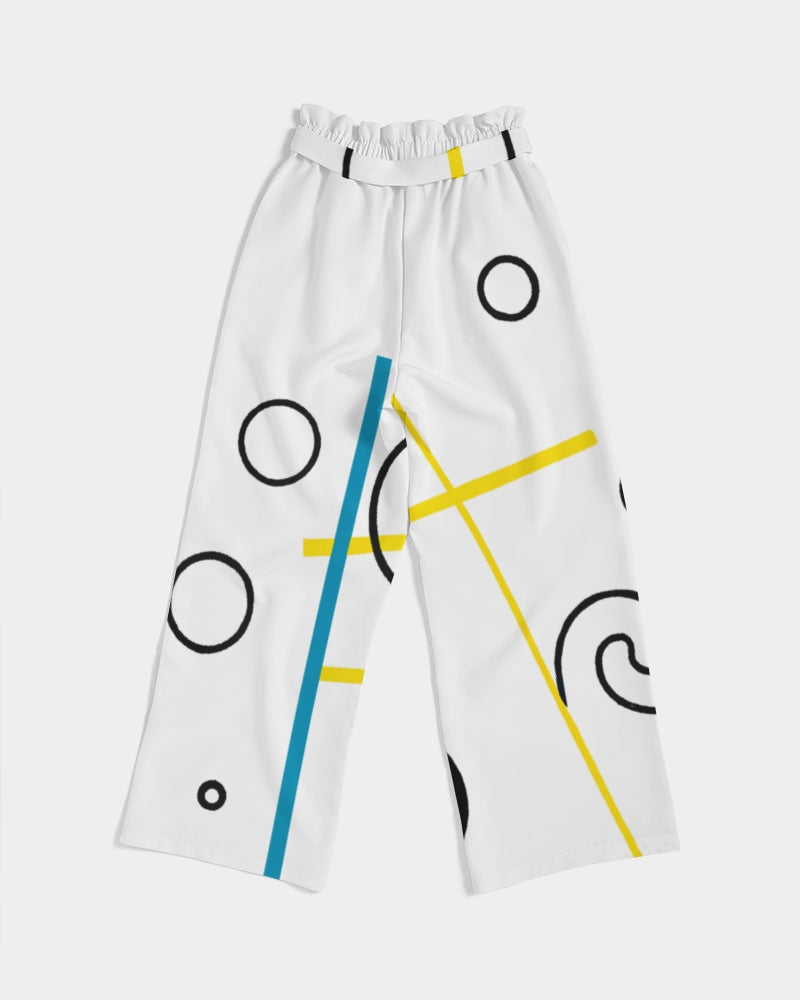 Radiant Rebel Women's All-Over Print High-Rise Wide Leg Pants Allthingsladyobee