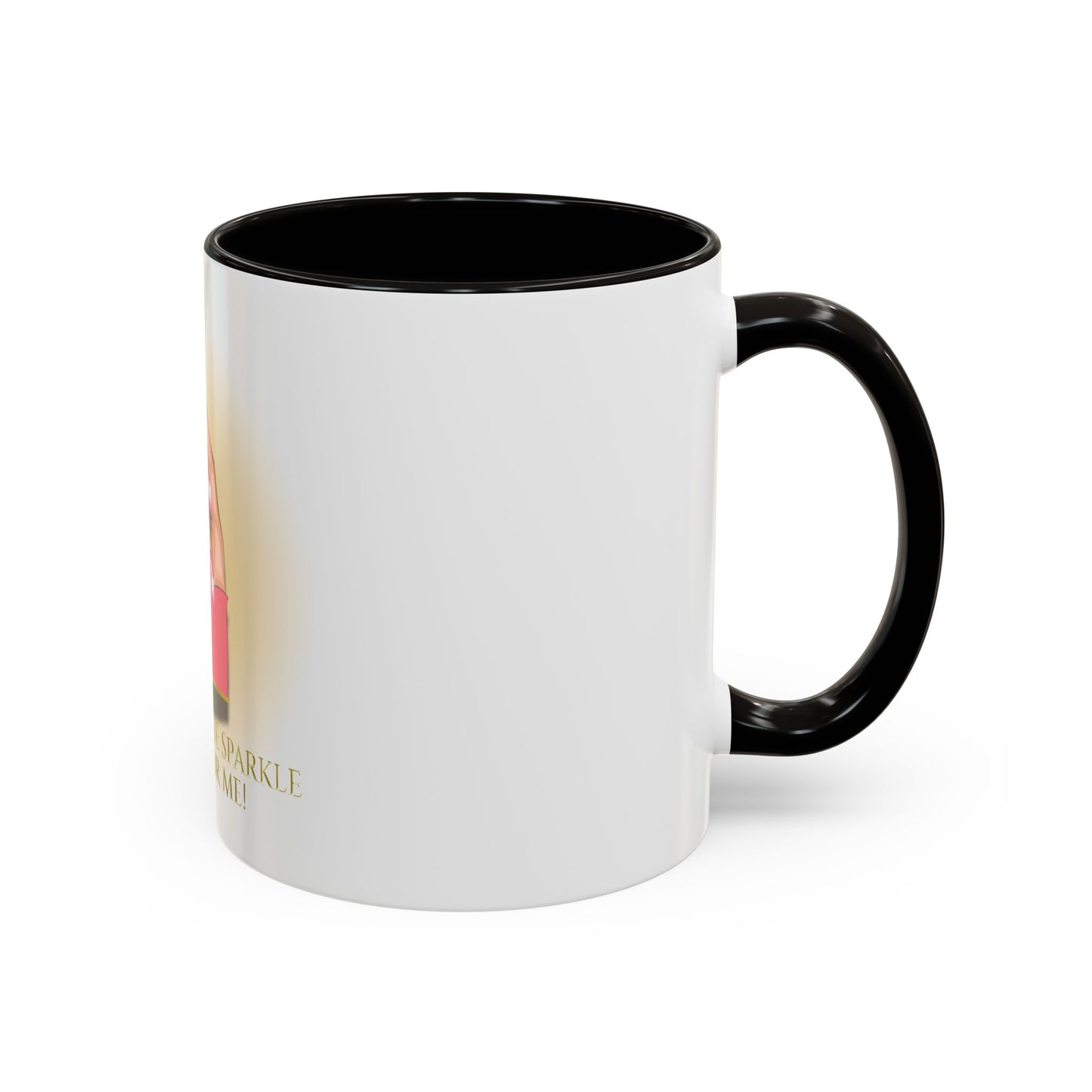 Sparkle Gesture Mug, Coffee Cup, Gift for Her, Inspirational Mug, Home Decor, Funny Mug