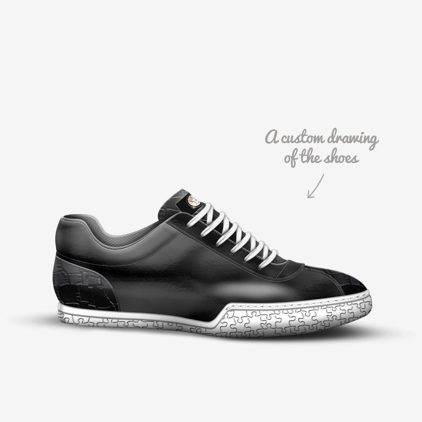 Midnight Glaze – Low Top Sneaker