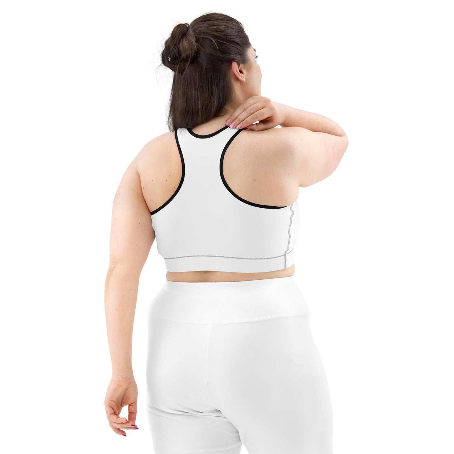 Simple Lucy Sports bra - White Allthingsladyobee