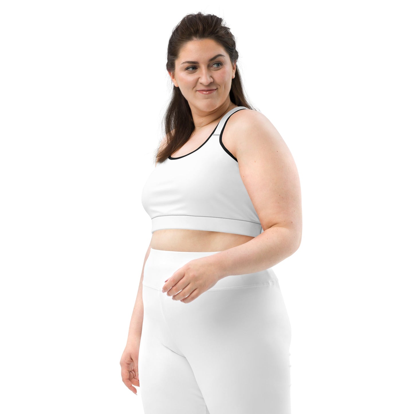 Simple Lucy Sports bra - White Allthingsladyobee