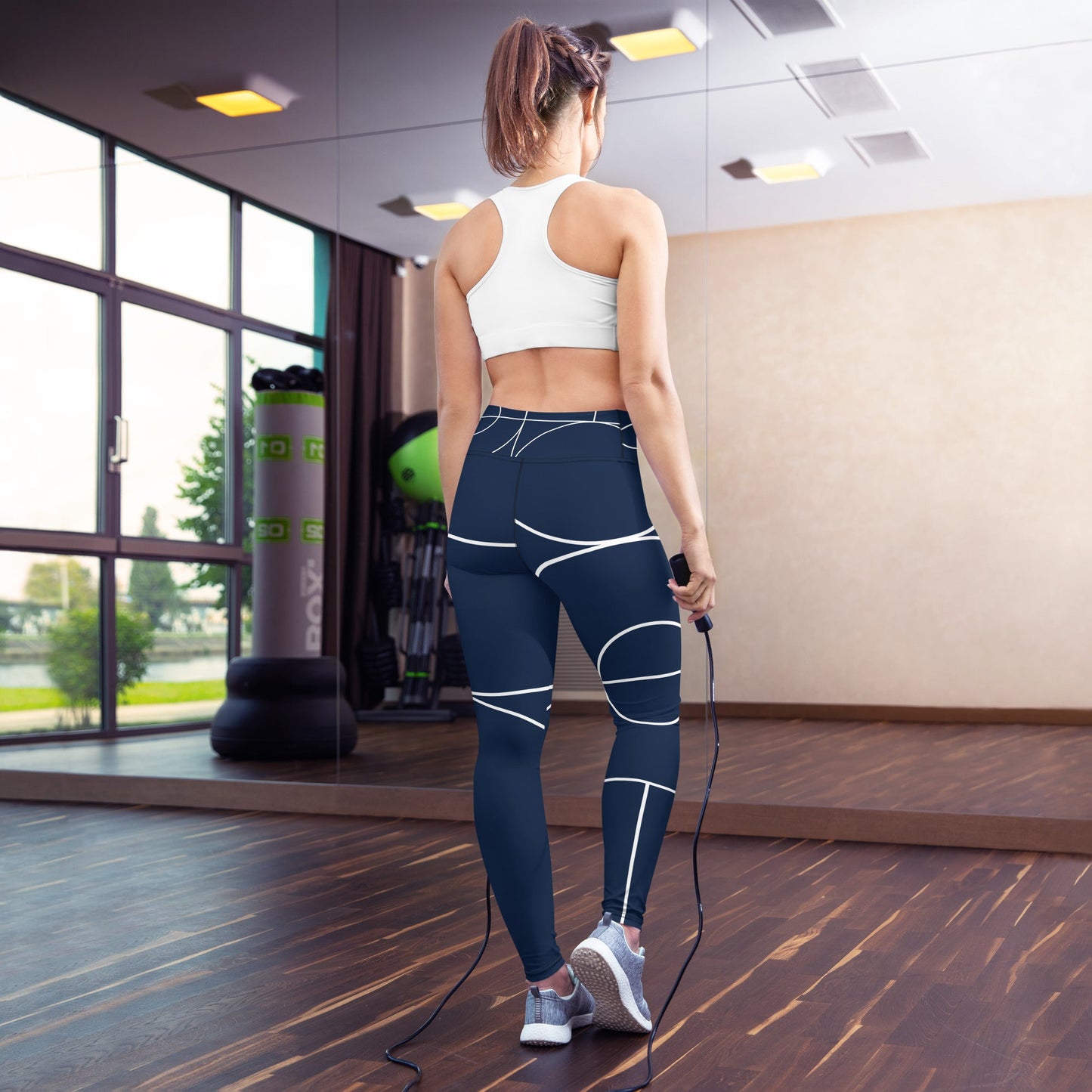 Midnight Motion Leggings-Blue Allthingsladyobee