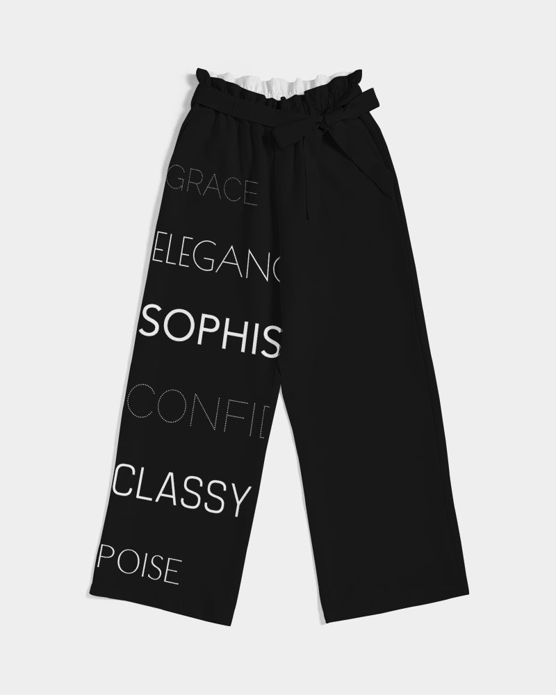 Essence of a Lady All-Over Print High-Rise Wide Leg Pants Allthingsladyobee