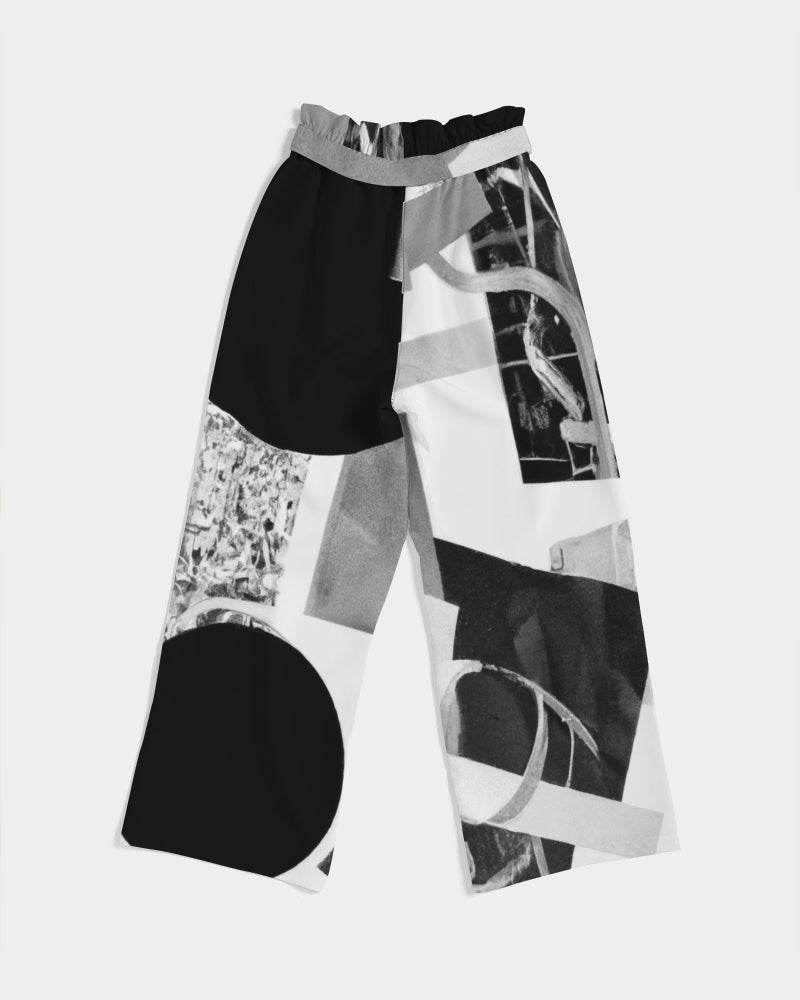 Fierce Flare Women's All-Over Print High-Rise Wide Leg Pants Allthingsladyobee