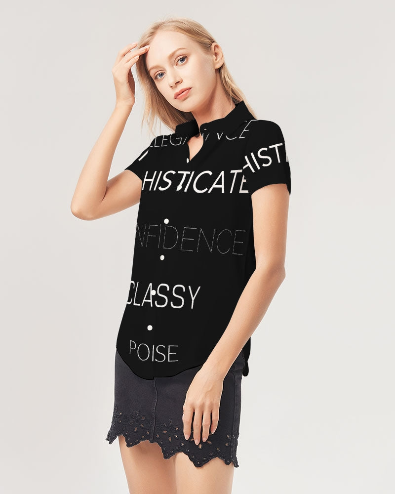 Essence of a Lady Top - Black and White Allthingsladyobee