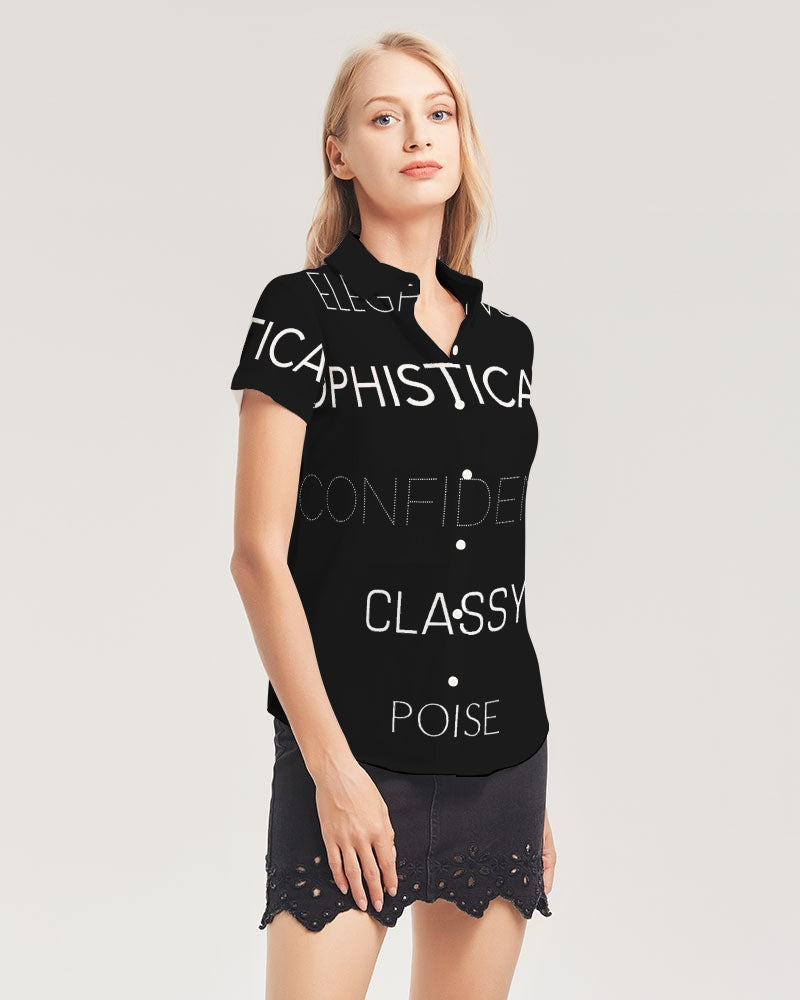 Essence of a Lady Top - Black and White Allthingsladyobee