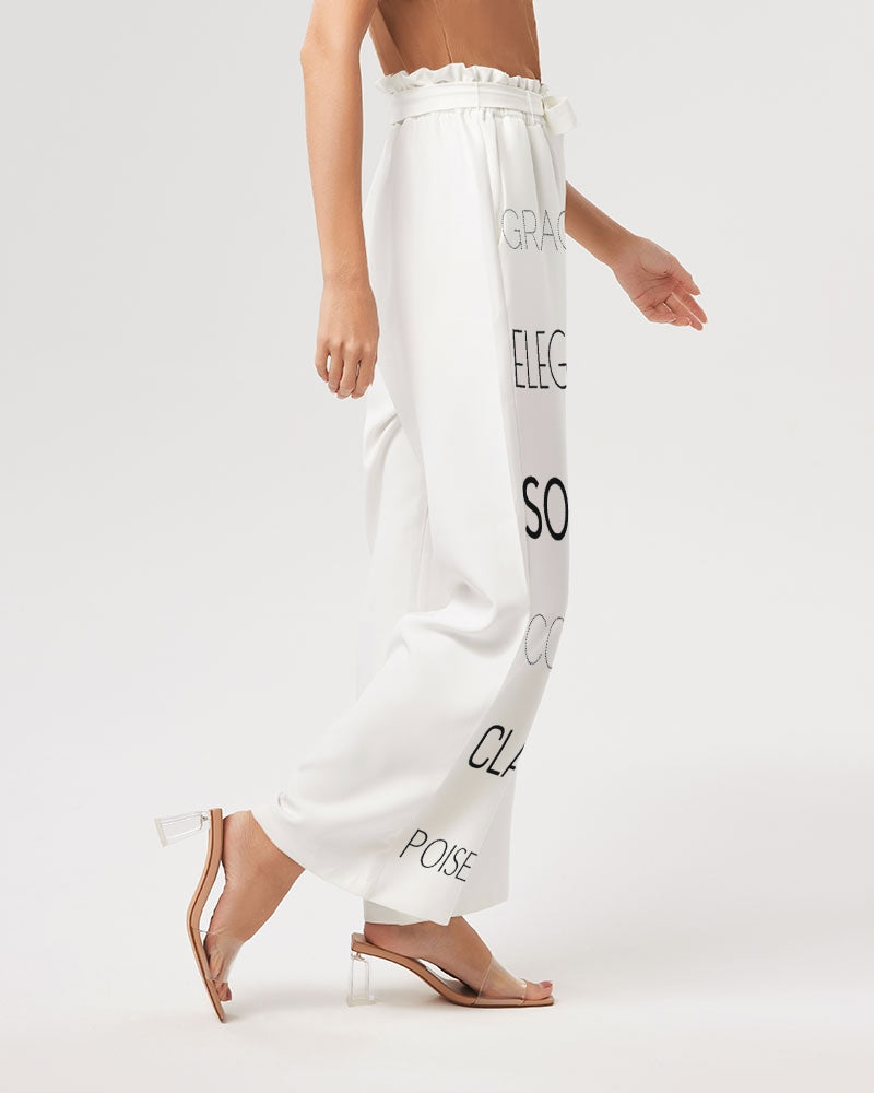 Essence of a Lady All-Over Print High-Rise Wide Leg Pants Allthingsladyobee