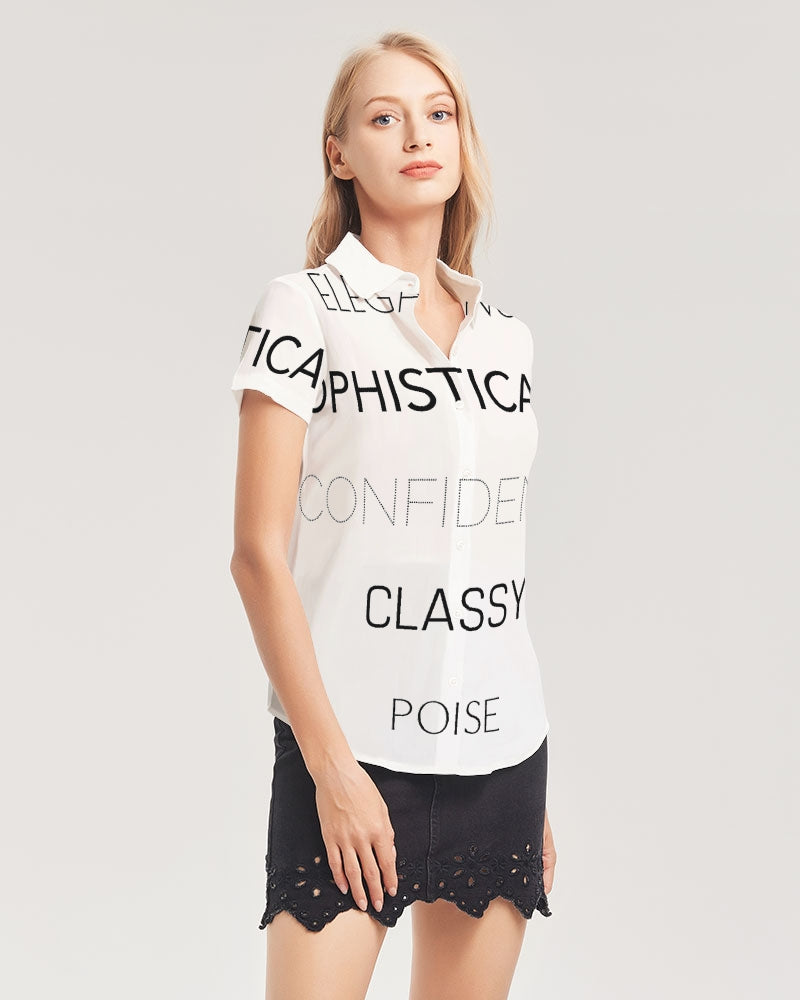 Essence of a Lady Top - White and Black
