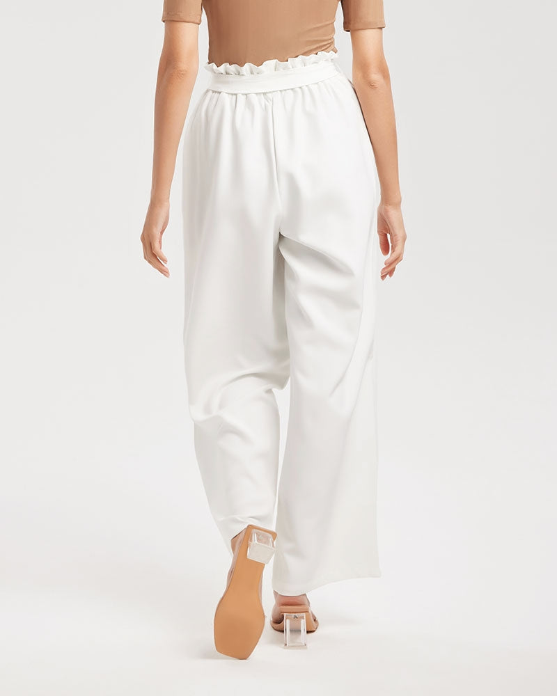 Essence of a Lady All-Over Print High-Rise Wide Leg Pants Allthingsladyobee