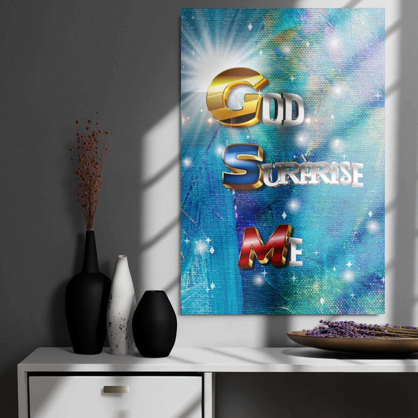 God Surprise Me Metal prints - 24x36 Allthingsladyobee