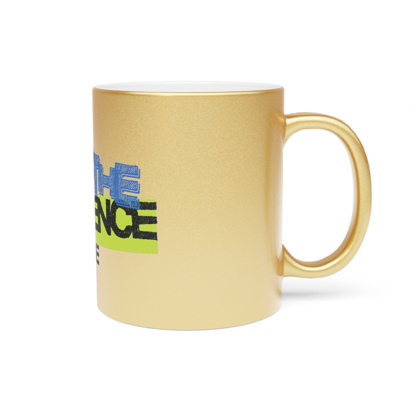 It's The Confidence For Me Metallic Mug