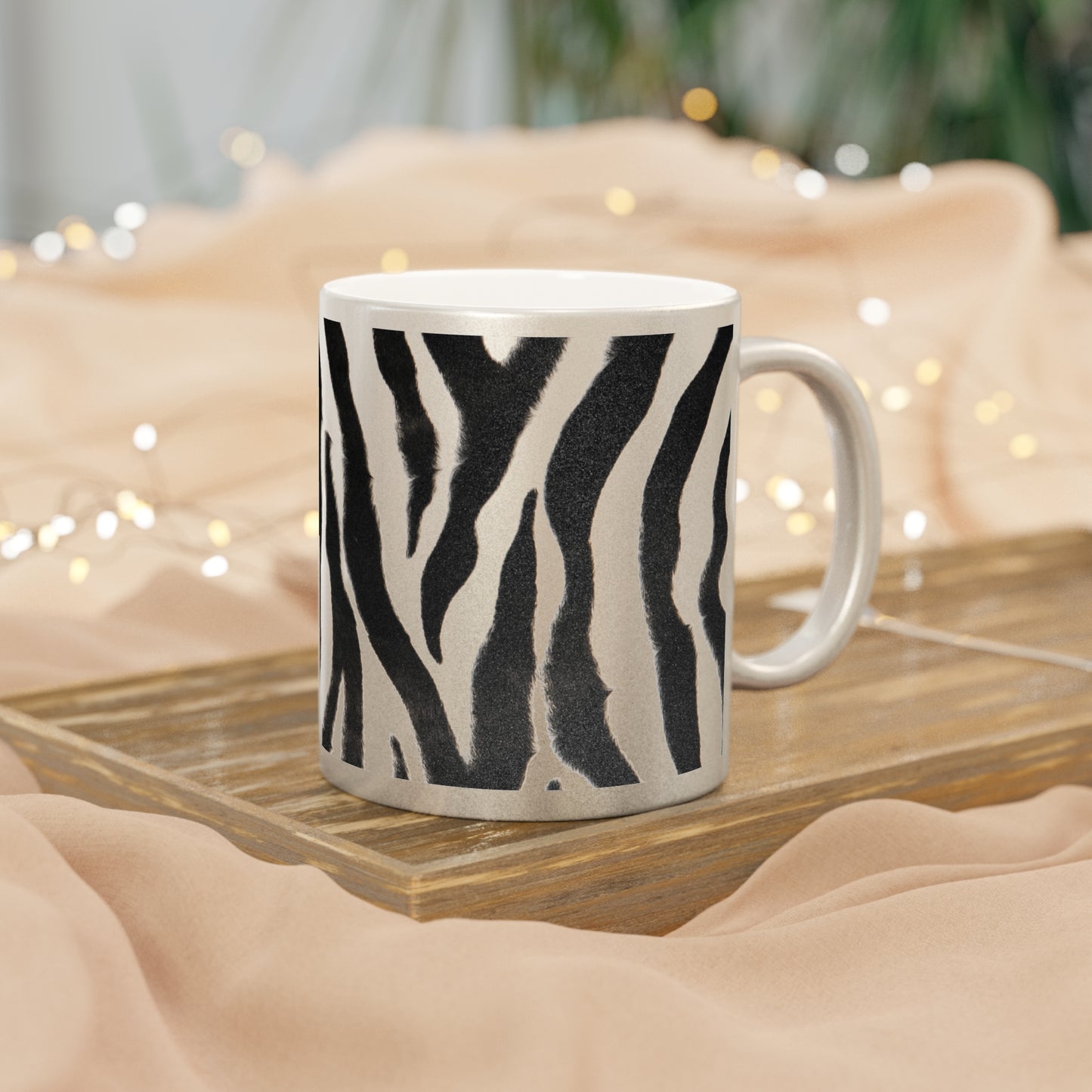 Stylish Zebra Print Metallic Mug, Animal Loving Gift, Unique Home Decor, Coffee Cup for Wildlife Enthusiasts, Perfect for Birthdays, [...]
