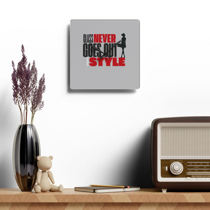 Style Never Goes Out Of Style Wall Clock