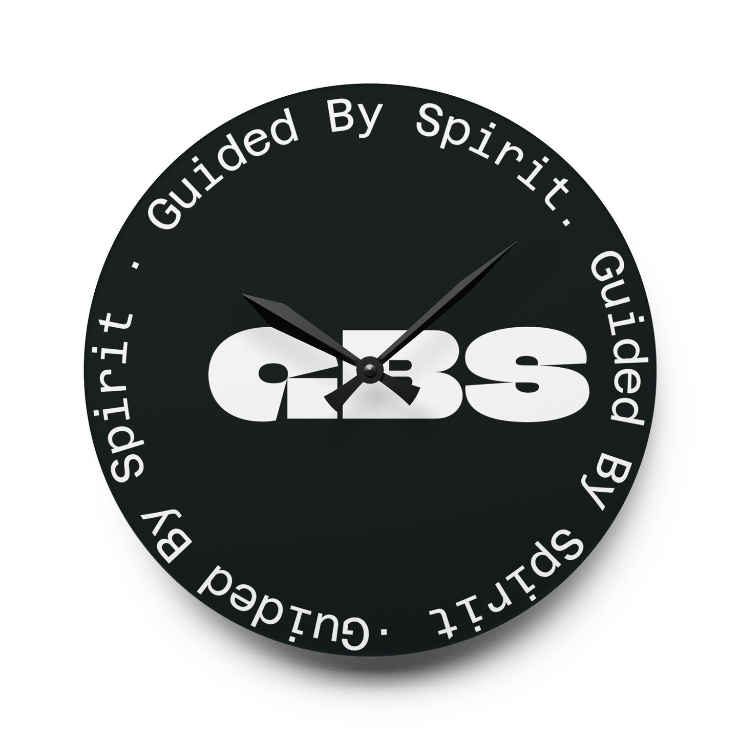 Guided By Spirit Wall Clock