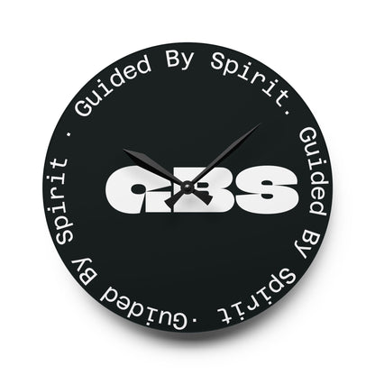 Guided By Spirit Wall Clock