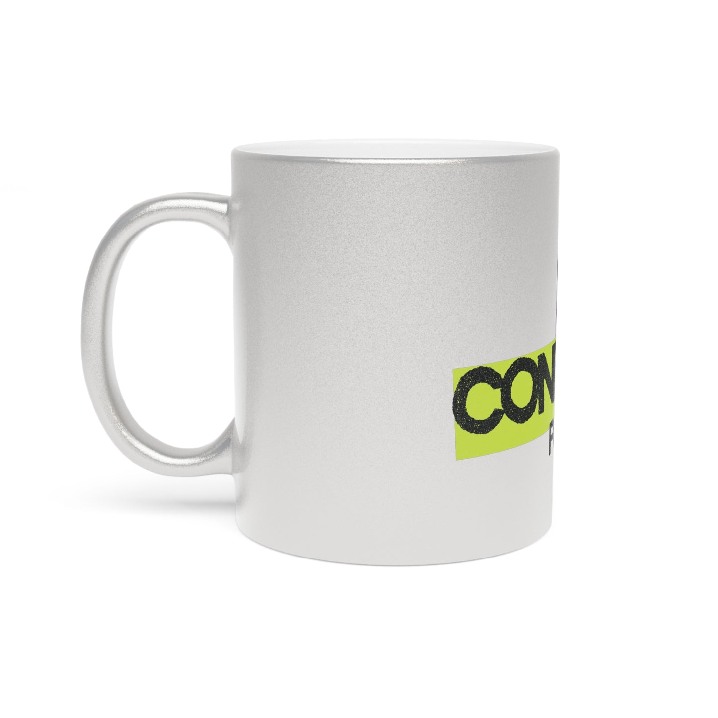 It's The Confidence For Me Metallic Mug