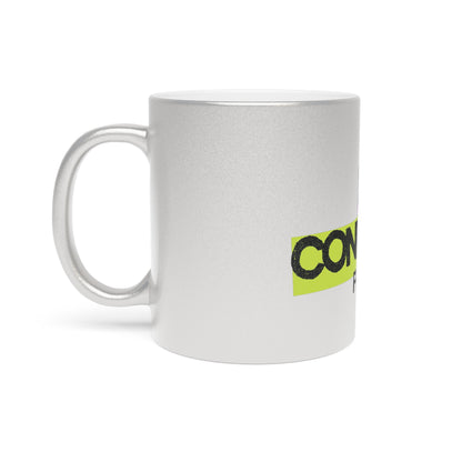 It's The Confidence For Me Metallic Mug