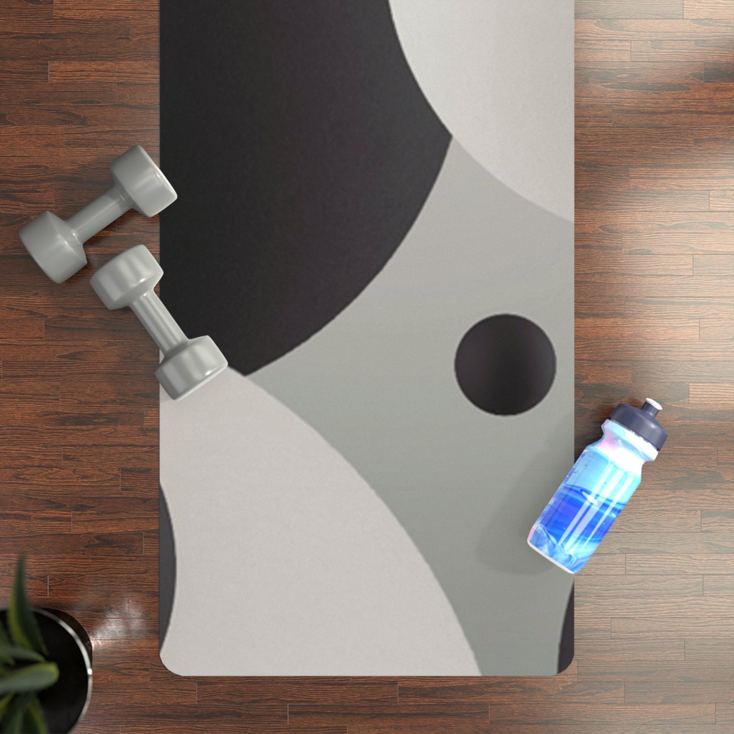 Over The Heel Exercise Mat, Eco-Friendly Non-Slip Rubber Mat Printify