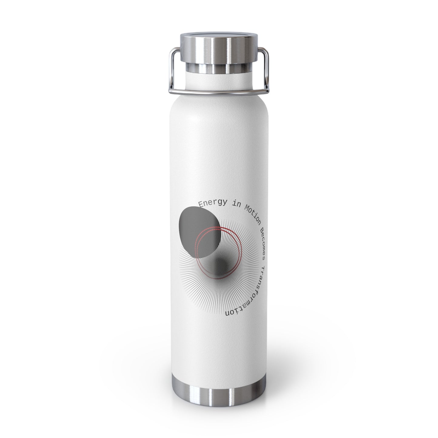 Energy in Motion Becomes Transformation Copper Vacuum Insulated Bottle