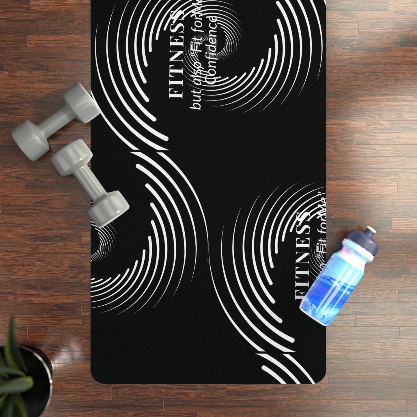 FITNESS: But also "Fit For Me" Confidence Exercise Mat Printify