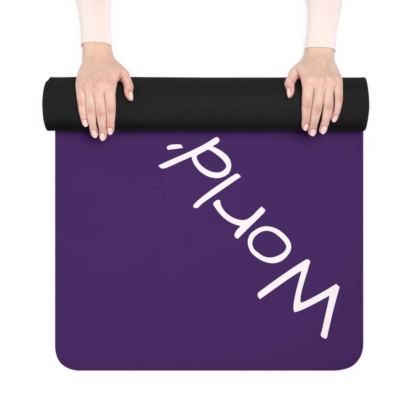 World's Greatest Mom Yoga Mat - Eco-Friendly Non-Slip Rubber Exercise Mat Printify