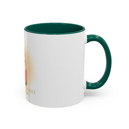 Sparkle Gesture Mug, Coffee Cup, Gift for Her, Inspirational Mug, Home Decor, Funny Mug