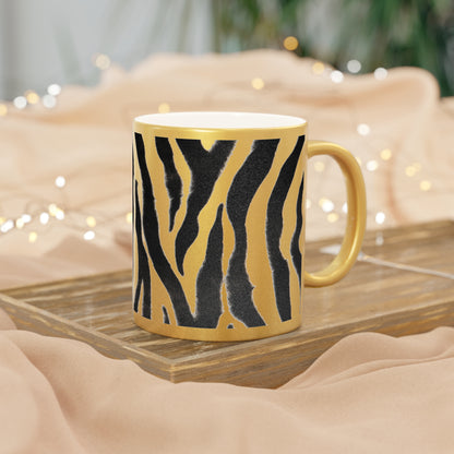 Stylish Zebra Print Metallic Mug, Animal Loving Gift, Unique Home Decor, Coffee Cup for Wildlife Enthusiasts, Perfect for Birthdays, [...]