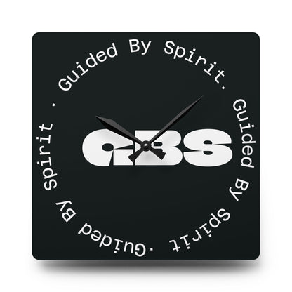 Guided By Spirit Wall Clock