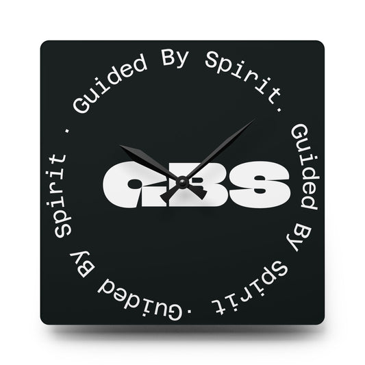 Guided By Spirit Wall Clock