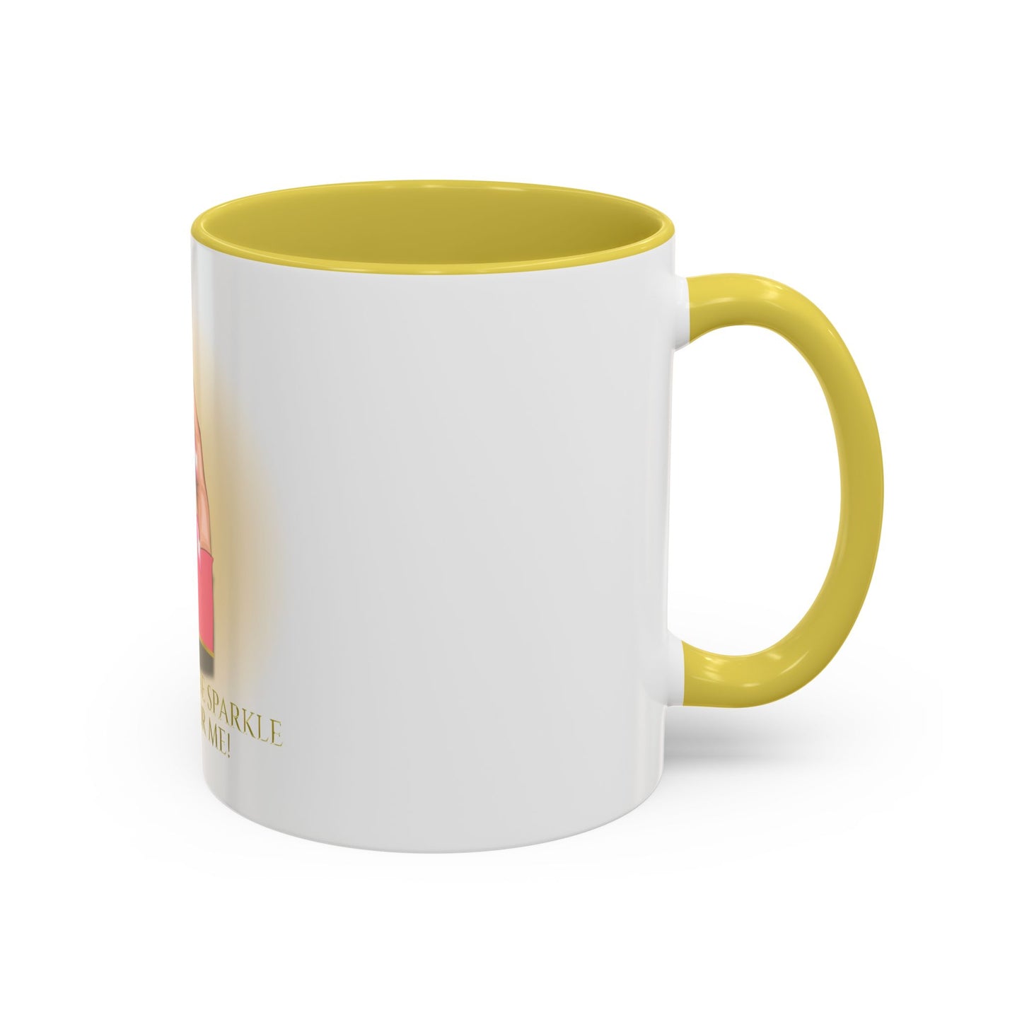 Sparkle Gesture Mug, Coffee Cup, Gift for Her, Inspirational Mug, Home Decor, Funny Mug