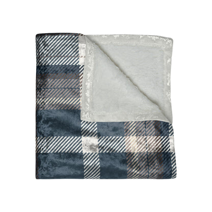 Crushed Velvet Blanket - Highland Charm